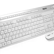 ست کیبورد و موس بی سیم تسکو مدل TKM 7106 رنگ سفید