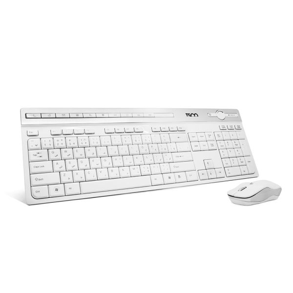 کیبورد و ماوس بی سیم تسکو مدل TKM7106W با حروف فارسی