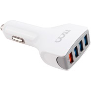 TSCO TCG 20 3A QC3.0 18W 4Port Car Charger + Type-C Cable