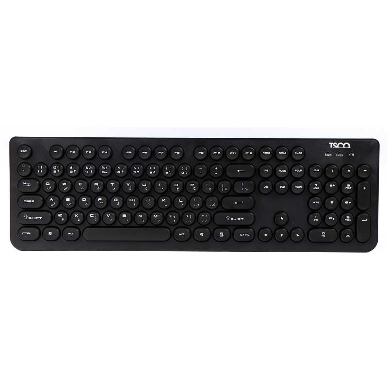 کیبورد بی سیم تسکو مدل TSCO - 7001W