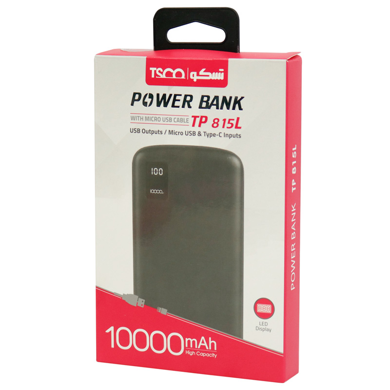 پاور بانک 10000تسکو TSCO - TP 815L