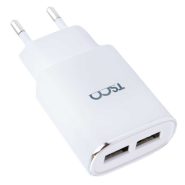 TSCO TTC57 2Port 2.4A Wall Charger With 1m MicroUSB Charge Cable