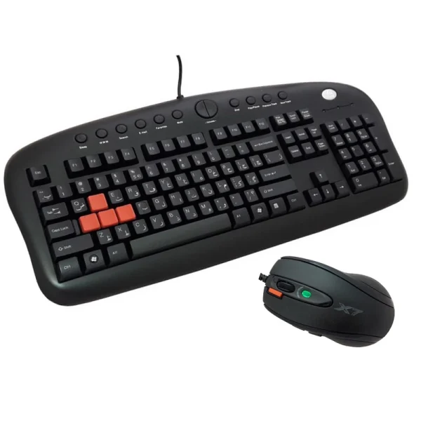 کیبورد و ماوس گیمینگ ای فورتک مدل A4TECH KB 2810 X