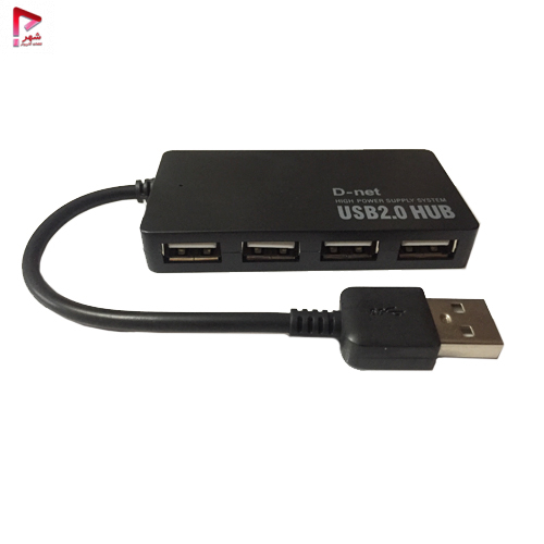 هاب USB 2.0 دی-نت 4 پورت مدل D-NET 019