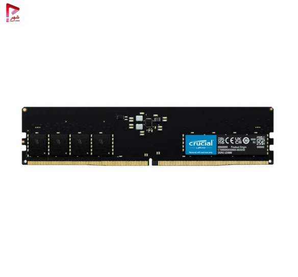 رم کامپیوتر کروشیال مدل RAM CRUCIAL 16GB DDR5 4800 UDIMM CL40