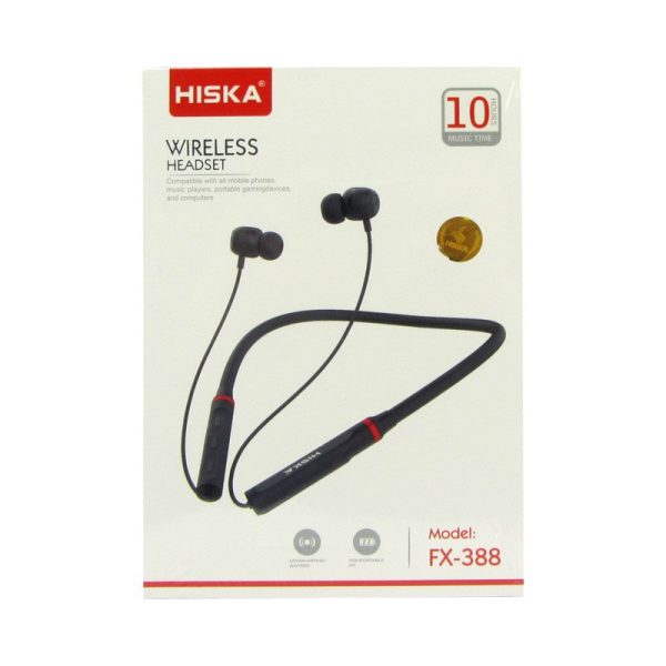 هندزفری بلوتوث گردنی هیسکا مدل HISKA FX-388