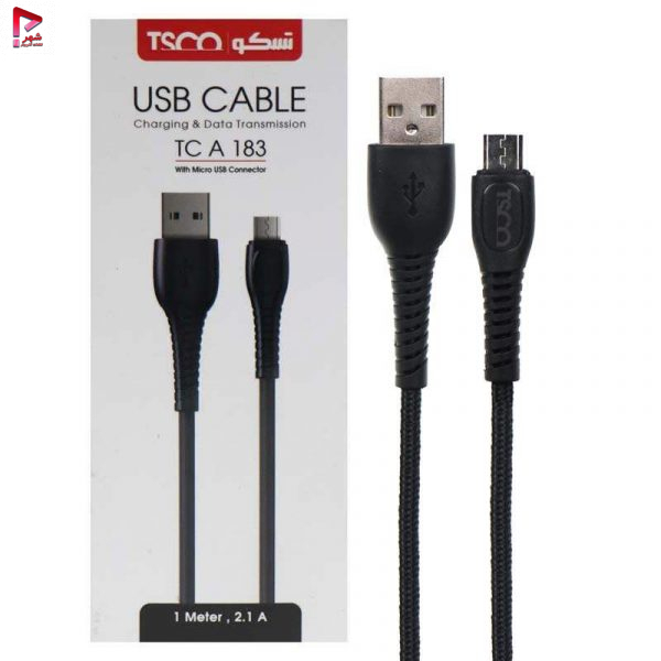 کابل شارژر MICRO USB تسکو مدل TSCO TCA 183
