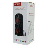 اسپیکر پرتابل چمدانی هیسکا مدل Hiska Party Box 1001 + میکروفون