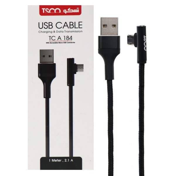 TSCO TC-A184 microUSB charging & transmition data cable