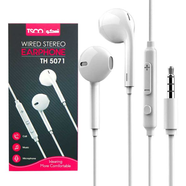 هندزفری سیم دار تسکو مدل TSCO TH 5071