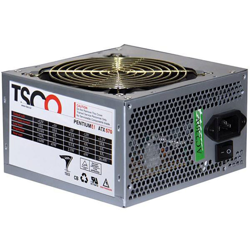 منبع تغذیه کامپیوتر تسکو مدل TSCO TP 570W