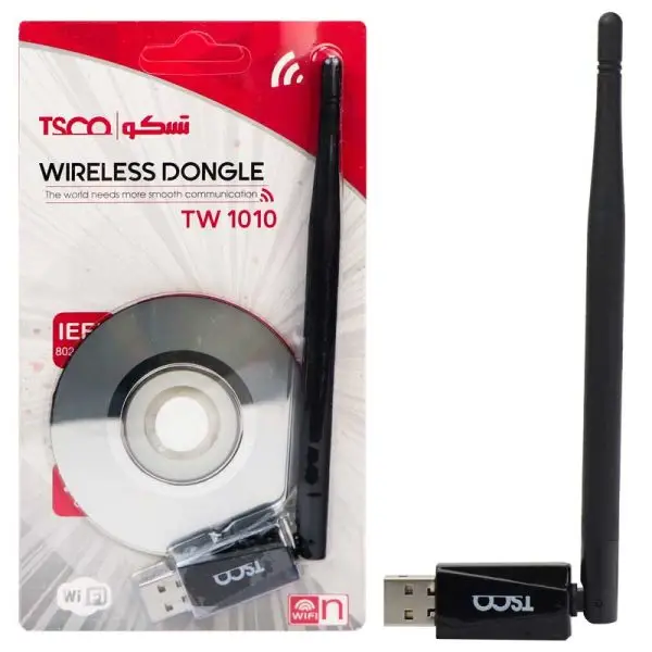 کارت شبکه USB آنتن دار تسکو مدل TSCO TW1010