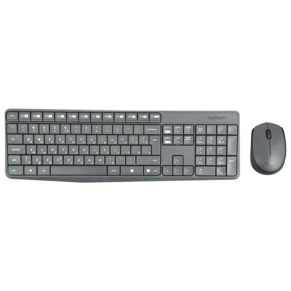 صفحه کلید کامپیوتر و موس بی سیم لاجیتک مدل MK235