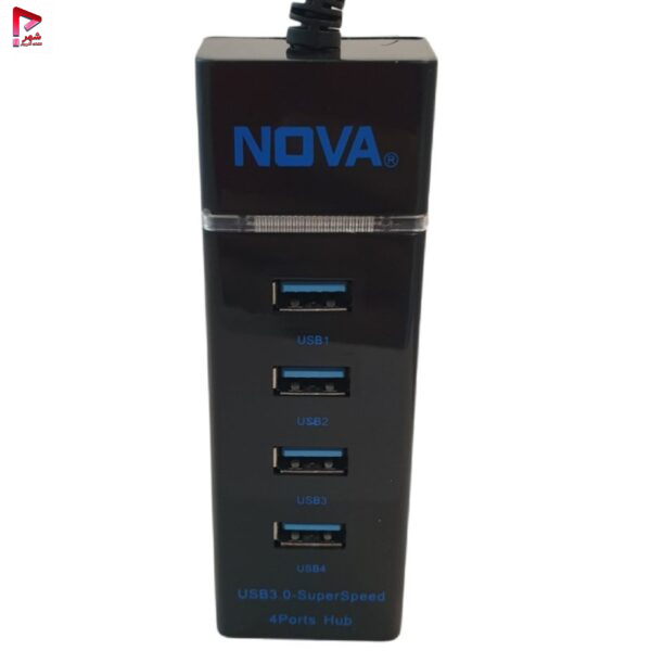 هاب چهار پورت USB3.0 نوا مدل NOVA-X770