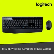 کیبورد و ماوس بی سیم لاجیتک MK345 با حروف فارسی