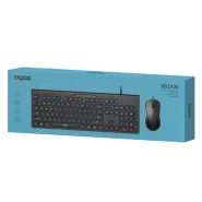 کیبورد و ماوس سیم دار رپو مدل NX2100