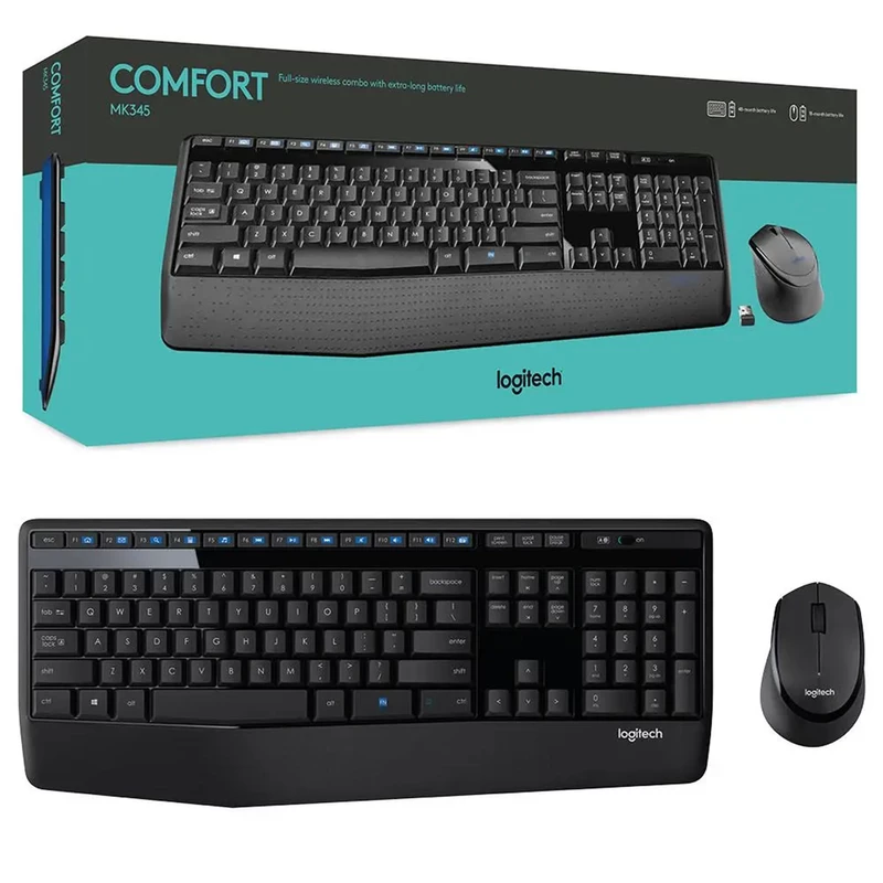 ست کیبورد و ماوس بی سیم لاجیتک مدل MK345