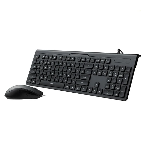 کیبورد و ماوس سیم دار رپو مدل NX2100