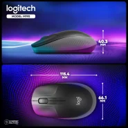 Logitech M190 Full Size Curve Design Wireless Mouse