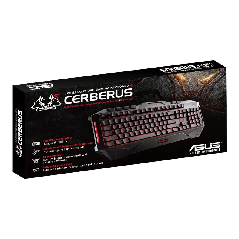 Asus Cerberus Gaming Keyboard With Arabic Letters