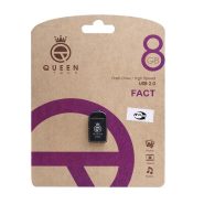فلش مموری کوئین تک مدل QUEEN TECH FACT ظرفیت 8 گیگابایت