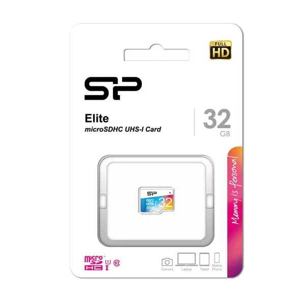 کارت حافظه 32 گیگ سیلیکون پاور مدل ELITE COLOR بدون خشاب