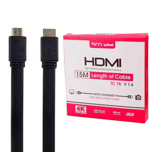 TSCO TC78 4K 15m HDMI Cable