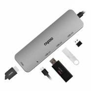 مبدل چند کاره USB Type-C رپو Rapoo XD100C
