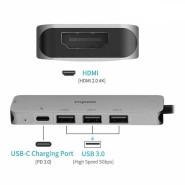 Rapoo XD100C USB Type-C Multifunction Adapter