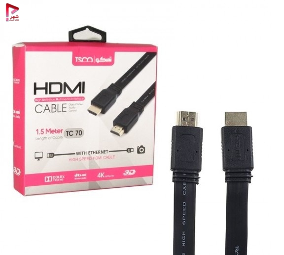 کابل HDMI تسکو 1.5 متر مدل TSCO TC70