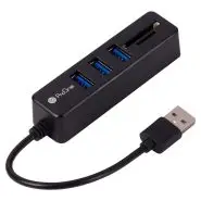 هاب 3 پورت USB و رم ریدر پرووان مدل PHU585