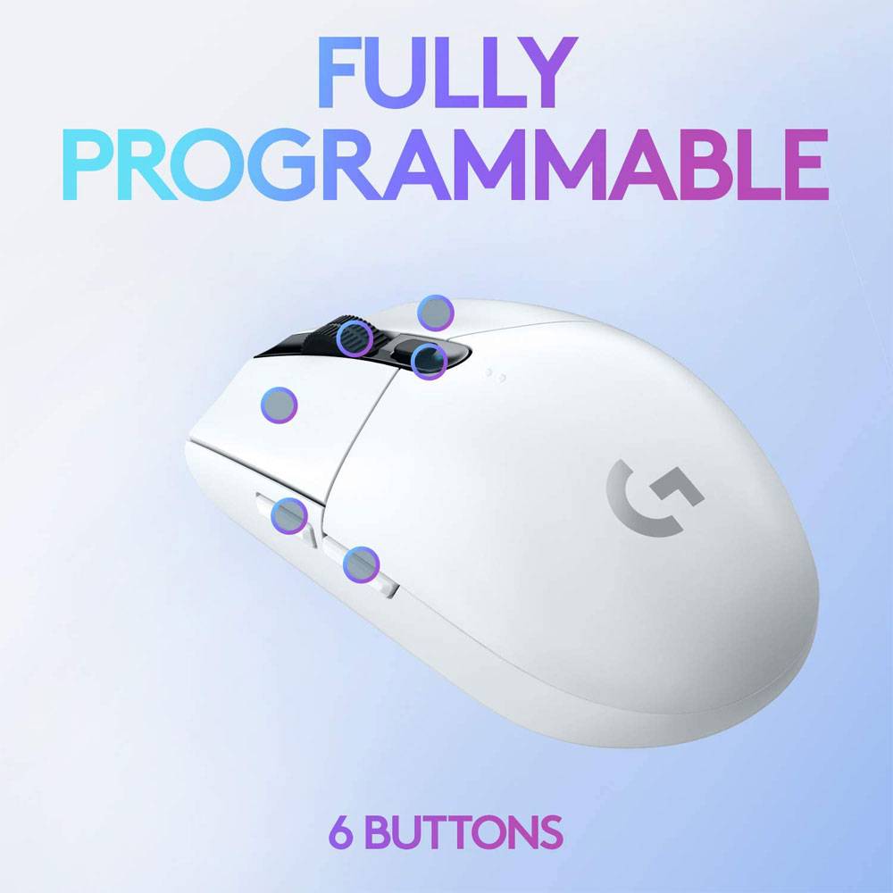 ماوس گیمینگ بی سیم لاجیتک Logitech G305 White
