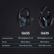 هدست گیمینگ لاجیتک Loitech G635