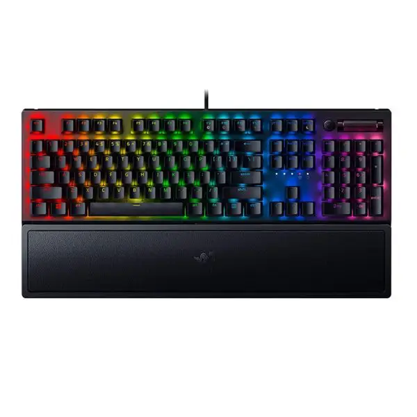کیبورد مکانیکال گیمینگ ریزر RAZER BlackWidow V3 Green Switch