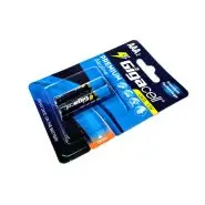 باتری نیم قلمی Gigacell پرمیوم آلکالاین کارتی 2 عددی