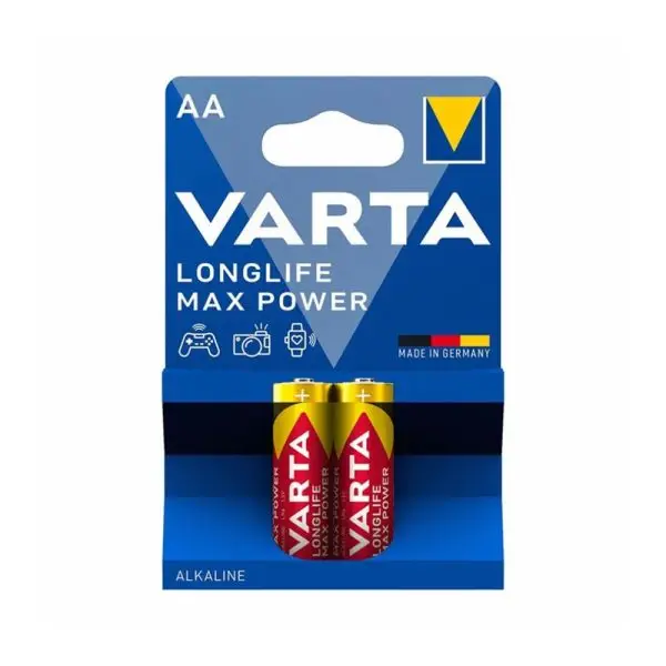 باتری قلمی وارتا Longlife Max Power بسته 2 عددی