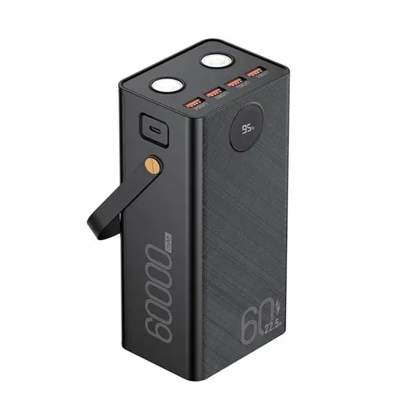 پاوربانک هیسکا مدل QI-600PD ظرفیت 60000 میلی آمپر