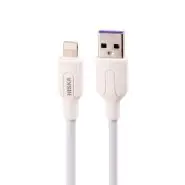 شارژر دیواری فست شارژ هیسکا Hiska H112-PD 2Port QC3 PD + کابل آیفونی