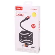 کابل میکرو یو اس بی فست شارژ هیسکا Hiska LX-2022 2m