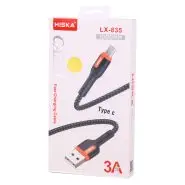 کابل تایپ سی فست شارژ هیسکا Hiska LX-835 1m