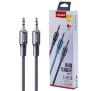 کابل صدا هیسکا Hiska W35 AUX 1.2m