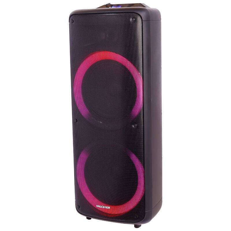 اسپیکر چمدانی بلوتوث رم و فلش خور Macher MR-2300 + میکروفون