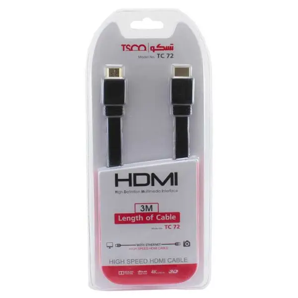 کابل تسکو فلت TSCO HDMI TC-72 3m