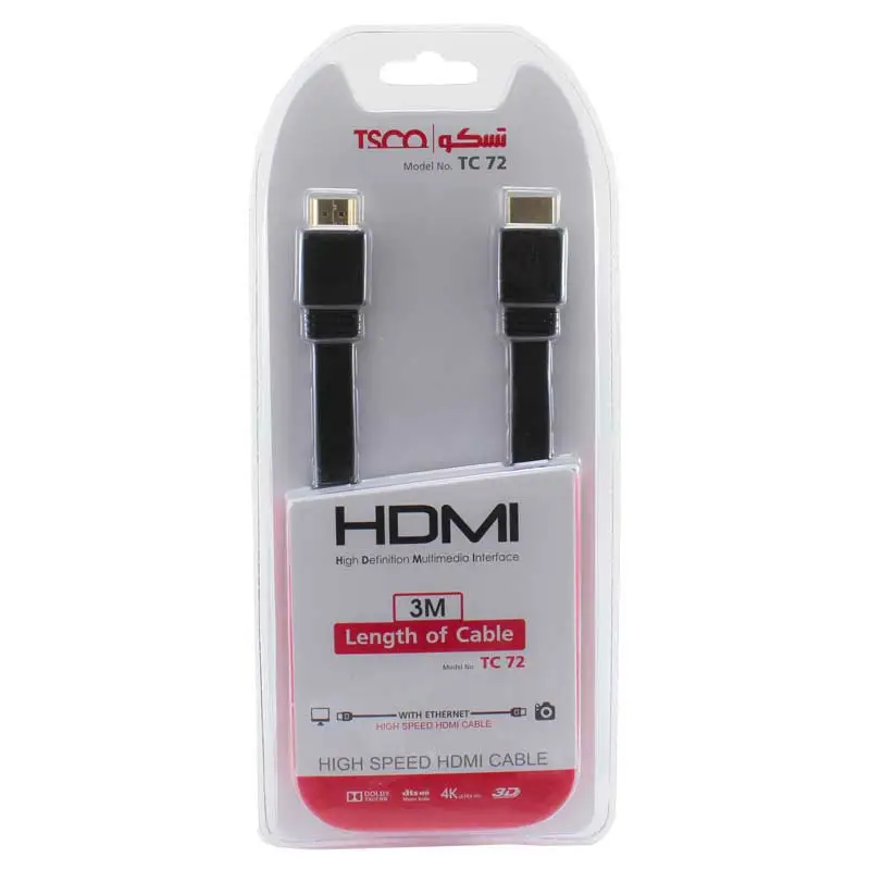 کابل تسکو فلت TSCO HDMI TC-72 3m