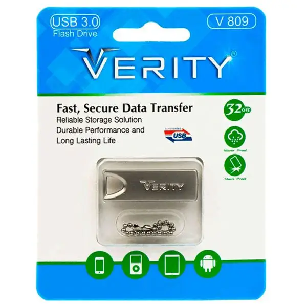 فلش ۳۲ گیگ وریتی Verity V809 USB3.0