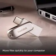 فلش مموری سن دیسک Ultra Dual Drive Luxe USB 3.1 ظرفیت 32 گیگابایت