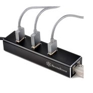 هاب 3 پورت USB 3.0 سیلوراستون مدل SilverStone SST-EP04