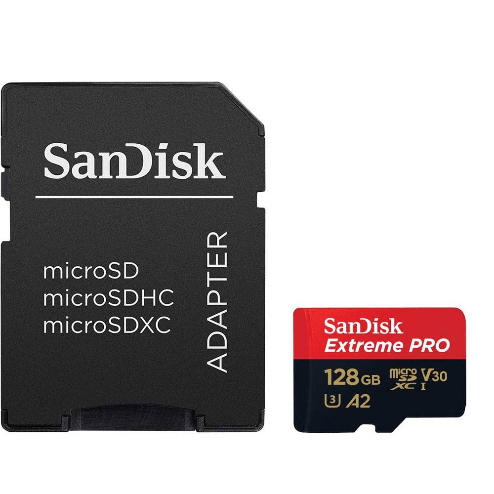 کارت حافظه میکرو اس دی سن دیسک Extreme PRO A2 4K 200MB/s - 128GB