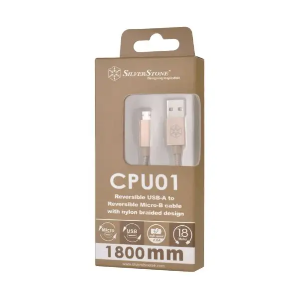 کابل شارژ میکرو سیلوراستون SilverStone CPU01