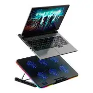 پایه خنک کننده لپ تاپ کول کلد مدل F5 RGB شش فن
